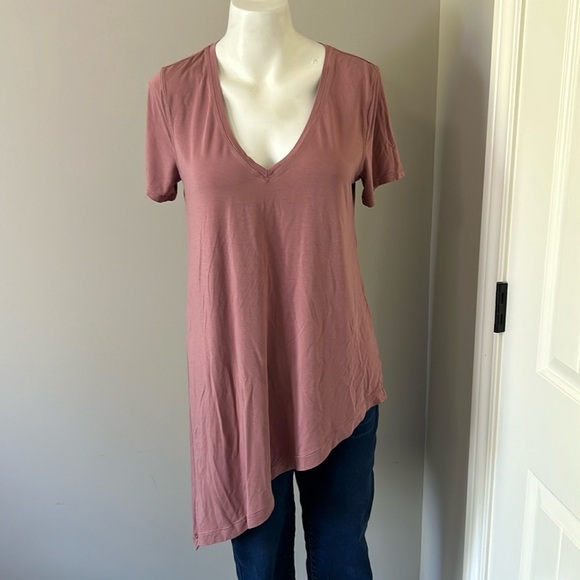 Lululemon To The Point Tee Tshirt Tunic Quicksand Mauve Pink Loose Flowy - Picture 2 of 13